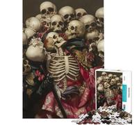 Puzzle per ragazzi da 1000 pezzi "Danza della Morte" gioco interattivo regalo di compleanno o per tutta la famiglia (dimensioni 50x75cm)