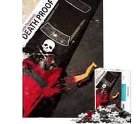 Puzzle per ragazzi da 1000 pezzi Death Proof Q Tarantino Puzzle per adulti Gioco per famiglie Migliora la memoria Ideale come regalo (Dimensioni 38x26cm)