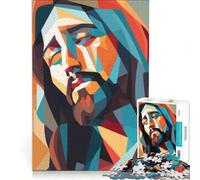Puzzle per ragazzi da 1000 pezzi, decorazione murale cristiana, gioco rompicapo, stimolante da completare, ideale come regalo per tutta la famiglia 38x52cm