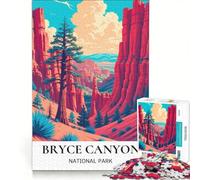 Puzzle per ragazzi da 1000 pezzi del Parco Nazionale di Bryce Canyon, gioco rilassante, divertente antistress, regalo di compleanno o per occasioni speciali 50x75cm