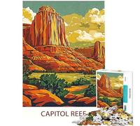 Puzzle per ragazzi da 1000 pezzi del Parco Nazionale di Capitol Reef Puzzle per adulti: gioco interattivo un'opera d'arte per l'interazione genitore-figlio (dimensioni 38x52cm)