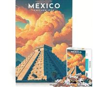 Puzzle per ragazzi da 1000 pezzi di Chichen Itza, gioco educativo, migliora la memoria, regalo di compleanno, regalo 38x26cm