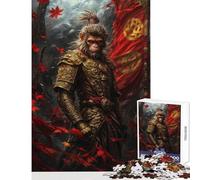 Puzzle per ragazzi da 1000 pezzi di Sun Wukong il Re Scimmia Giochi educativi Decorazione perfetta giocattolo fai da te interazione genitore-figlio (38x26cm)