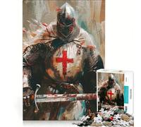 Puzzle per ragazzi da 1000 pezzi "Difensori della Fede", gioco educativo, migliora la memoria, regalo di compleanno, regalo 38x26cm