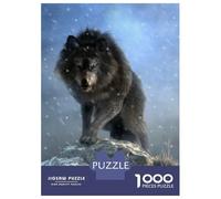 Puzzle Per Ragazzi Da 1000 Pezzi Dire Wolf Puzzle Per Adulti Gioco Pratico Decorazione Murale Regali Unici Per Compleanno E Natale 52x38cm/1000pcs