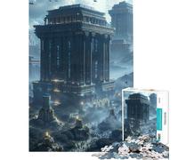 Puzzle per ragazzi da 1000 pezzi distopia greca attività divertenti da fare a casa sfida impegnativa giocattolo antistress per ragazzi dai 14 anni in su del puzzle 38x52cm