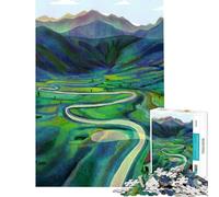 Puzzle per ragazzi da 1000 pezzi Dolomiti puzzle per adulti gioco pratico ideale per le vacanze a casa per passare il tempo come regalo per tutta la famiglia (dimensioni 38x52cm)