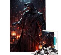 Puzzle per ragazzi da 1000 pezzi Dottore della peste con lanterne Gioco interattivo ed educativo ideale come sfida e regalo per chi ama i giochi di analisi e logica (dimensioni 38x26cm)