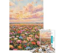Puzzle per ragazzi da 1000 pezzi Dove fiorisce il cielo Puzzle per adulti Gioco divertente Migliora la memoria compleanno e Natale (Dimensioni 50x75cm)