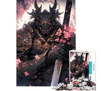 Puzzle per ragazzi da 1000 pezzi Drago Samurai Guerriero Sfida educativa Decorazione per la casa Gioco educativo per ragazzi dai 14 anni in su Gioco di puzzle offerto 38x52cm