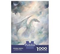 Puzzle Per Ragazzi Da 1000 Pezzi Dragon in The Sky Puzzle Gioco Pratico Per Divertimento in Famiglia Regali Unici Per Compleanno E Natale 38x26cm/1000pcs