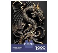 Puzzle Per Ragazzi Da 1000 Pezzi Dragons Splendor Puzzle Per Adulti Gioco Pratico Decorazione Murale Regali Unici Per Compleanno E Natale 38x26cm/1000pcs