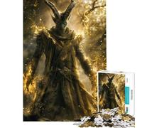 Puzzle per ragazzi da 1000 pezzi Druido dell'Energia Dorata Puzzle Antistress Decorazione per la Casa Gioco Educativo per la Famiglia (38x52cm)
