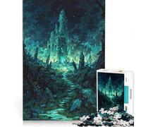 Puzzle per ragazzi da 1000 pezzi Echi dell'Eden, gioco interattivo, difficile e stimolante, cerca un gioco impegnativo 38x26cm