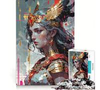 Puzzle per ragazzi da 1000 pezzi Echi di saggezza Atena rinata, gioco pratico, difficile e stimolante, regalo di gioco impegnativo 38x26cm