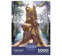 Puzzle Per Ragazzi Da 1000 Pezzi Egyptian Goddess Statue Puzzle Fai Da Te Giocattoli Antistress Interazione Genitore-figlio 70x50cm/1000pcs