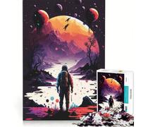 Puzzle per ragazzi da 1000 pezzi: esplora mondi alieni, giochi per tutta la famiglia, assemblaggio di modelli, rafforza l'amore tra le coppie 38x52cm