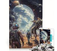 Puzzle per ragazzi da 1000 pezzi: Esplorazione spaziale aliena, giochi rilassanti, di analisi e logica, regalo di compleanno, regalo di viaggio 50x75cm