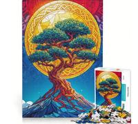 Puzzle per ragazzi da 1000 pezzi "Eternal Bonsai", un gioco rompicapo divertente e spiritoso, ideale come regalo di compleanno o di Natale 38x26cm