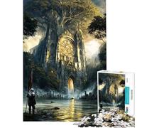Puzzle per ragazzi da 1000 pezzi Fallen Sanctum of The Cursed Valley Puzzle per adulti Gioco per famiglie Divertente e umoristico Ottimo regalo per gli appassionati di videogiochi (Dimensioni 38x26cm)