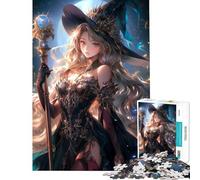 Puzzle per ragazzi da 1000 pezzi Fanciulla Mistica Aiuta ad allenare la mente Sfida difficile Gioco per famiglie Adatto a partire dai 14 anni (38x26cm)