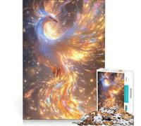 Puzzle per ragazzi da 1000 pezzi, Fenice Celeste - Rinascita, Antistress, Corsa di velocità manuale, Per migliorare l'amore tra le coppie 38x52cm