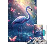 Puzzle per ragazzi da 1000 pezzi "Fenicottero nel Paese delle Meraviglie" - Gioco educativo e stimolante per tutta la famiglia - Un regalo perfetto per gli amanti del gioco (Dimensioni 38x26cm)