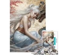 Puzzle per ragazzi da 1000 pezzi fiaba giapponese stimola la mente sfida impegnativa gioco per famiglie adatto a partire dai 14 anni (50x75cm)