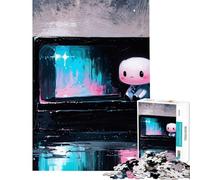 Puzzle per ragazzi da 1000 pezzi figura solitaria in una scatola difficile e stimolante decorazione murale gioco per famiglie dai 14 anni in su (38x26cm)