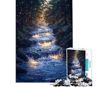 Puzzle per ragazzi da 1000 pezzi "Fiume Incantato": un gioco pratico divertente e umoristico ideale come regalo antistress (dimensioni 38x52cm)