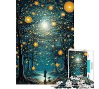 Puzzle per ragazzi da 1000 pezzi Foresta Infinita Magica Puzzle per adulti Gioco divertente Migliora la memoria compleanno e Natale (Dimensioni 50x75cm)