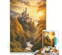 Puzzle per ragazzi da 1000 pezzi, Fortezza delle fiabe, Giochi per famiglie, Assemblaggio di modelli, Rafforza l'amore tra le coppie 38x26cm