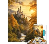 Puzzle per ragazzi da 1000 pezzi Fortezza delle fiabe sfida da completare divertimento per tutta la famiglia gioco educativo per ragazzi dai 14 anni in su (38x52cm)