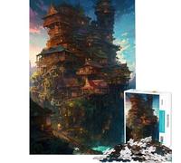 Puzzle per ragazzi da 1000 pezzi Fortezza fantasy stimola la mente gioco difficile per tutta la famiglia adatto a persone dai 14 anni in su (50x75cm)