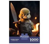 Puzzle Per Ragazzi Da 1000 Pezzi Funny Butcher Killer Duck Puzzle Per Adulti Gioco Pratico Per Divertimento in Famiglia Attività Divertenti A Casa, 70x50cm/1000pcs