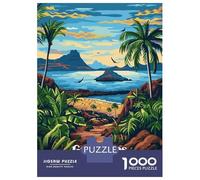 Puzzle Per Ragazzi Da 1000 Pezzi Galapagos National Park Ecuador Illustration Puzzle Antistress Giocattoli Difficili Regali Di Compleanno E Unici 38x26cm/1000pcs
