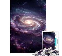 Puzzle per ragazzi da 1000 pezzi galassia a spirale vibrante nello spazio profondo Sfida educativa divertente e umoristica Giochi rilassanti per ragazzi dai 14 anni in su Dimensioni 38x52cm