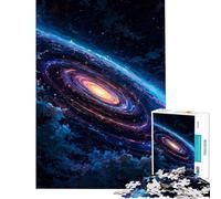 Puzzle per ragazzi da 1000 pezzi galassia vibrante con nuvole sfida educativa gioco di apprendimento decorazione per la casa giocattolo educativo per ragazzi dai 14 anni in su (38x52cm)