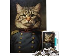 Puzzle per ragazzi da 1000 pezzi gioco di guerra con gatti divertente attività da fare in casa analisi e logica antistress per ragazzi dai 14 anni in su 38x26cm
