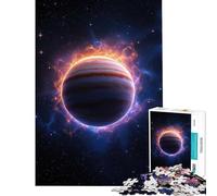 Puzzle per ragazzi da 1000 pezzi Giove con campo energetico nello spazio giochi rilassanti giocattoli educativi regali per il Secret Santa taglio di precisione (dimensioni 50x75cm)