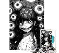 Puzzle per ragazzi da 1000 pezzi "Gli occhi dei morti" Puzzle per adulti Antistress per migliorare la memoria Attività divertenti da fare a casa (Dimensioni 50x75cm)