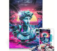 Puzzle per ragazzi da 1000 pezzi Glitch in Time III, giochi per famiglie, decorazione perfetta, collezione d'artista, belle arti 38x52cm
