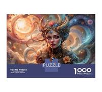 Puzzle Per Ragazzi Da 1000 Pezzi Goddess Freyas Cosmic Dream Realm Puzzle Per Adulti Gioco Pratico Decorazione Murale Regali Unici Per Compleanno E Natale 52x38cm/1000pcs