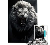 Puzzle per ragazzi da 1000 pezzi Grace in scala di grigi Difficile e stimolante Antistress Gioco rompicapo per ragazzi dai 14 anni in su (38x26cm)