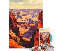 Puzzle per ragazzi da 1000 pezzi Grand Canyon Arizona Art Impossible Game Giocattoli Giochi educativi Ottimo regalo per gli amanti dei giochi Antistress (Dimensioni 75x50cm)