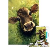 Puzzle per ragazzi da 1000 pezzi "Guardami negli occhi" - Sfida da completare - Divertimento in famiglia - Gioco educativo per ragazzi dai 14 anni in su (38x52cm)