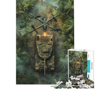 Puzzle per ragazzi da 1000 pezzi Guerra dei droni gioco per adulti e famiglie difficile compleanno e Natale (dimensioni 50x75cm)