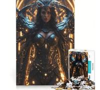Puzzle per ragazzi da 1000 pezzi Guerriero del futuro gioco pratico difficile e stimolante cerca un gioco impegnativo 38x52cm