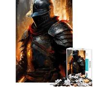 Puzzle per ragazzi da 1000 pezzi Guerriero dell'Oscurità per gioco educativo sfida giocattolo educativo decorazione murale regalo di compleanno (dimensioni 38x52cm)