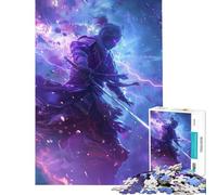 Puzzle per ragazzi da 1000 pezzi guerriero samurai mistico gioco educativo gioco stimolante regalo di Babbo Natale segreto divertente e spiritoso (dimensioni 50x75cm)
